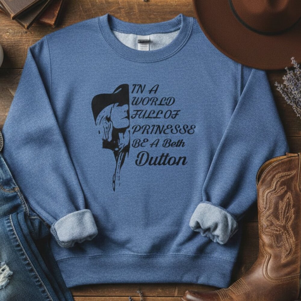 Lilicloth "Beth Dutton" Royal Blue Pullover